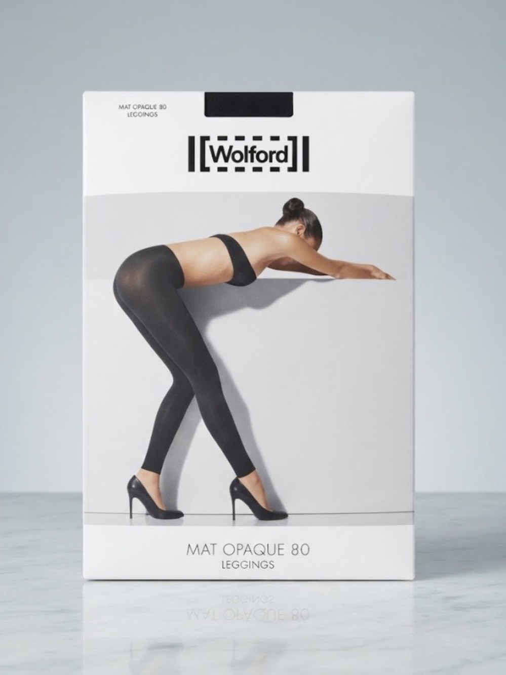 NIB Wolford Luxury Austrian Brand Mat Opaque 80 Leggings Black